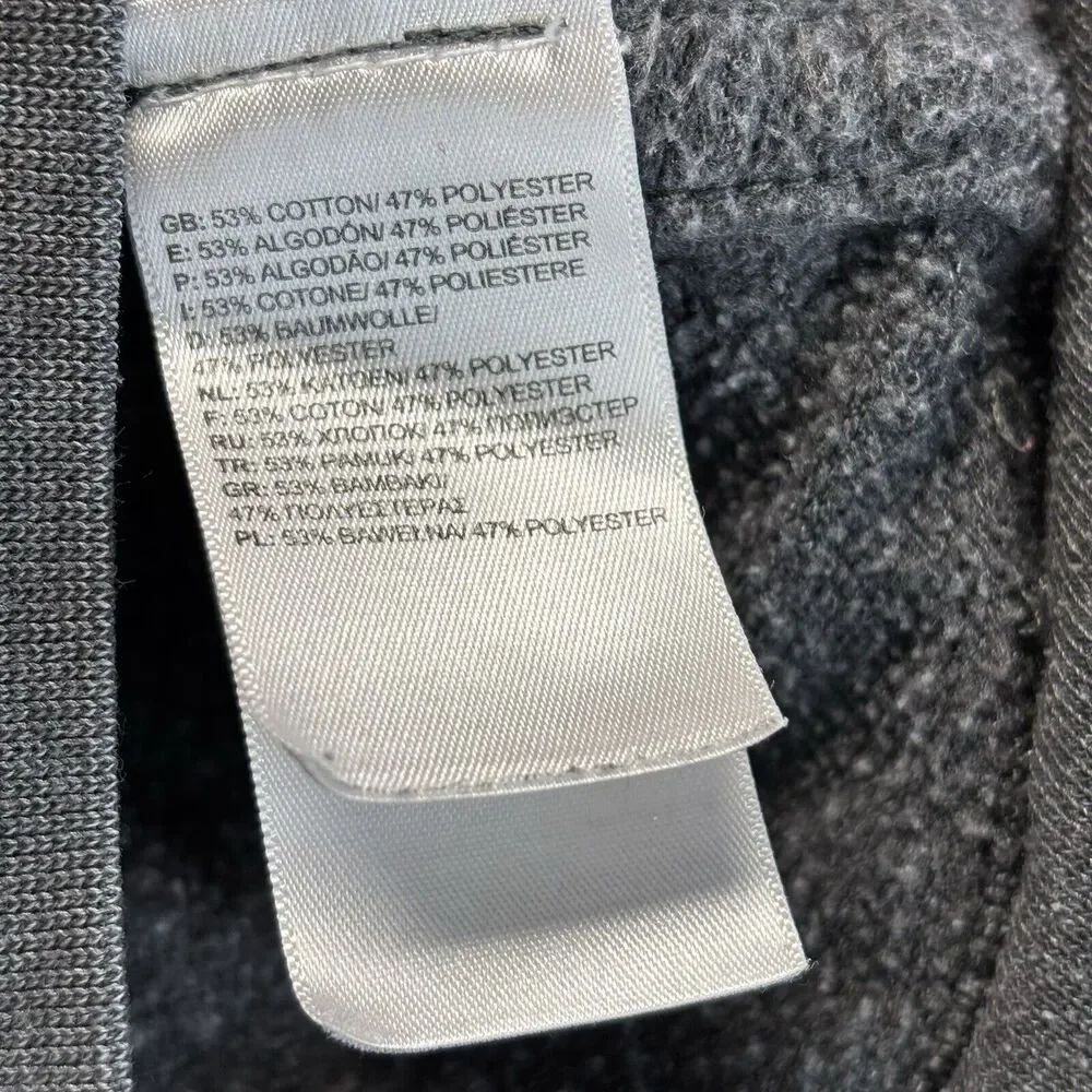 The North Face Mens Hoodie M Half Dome Gray Logo Hiking Outdoor Sweatshirt *READ